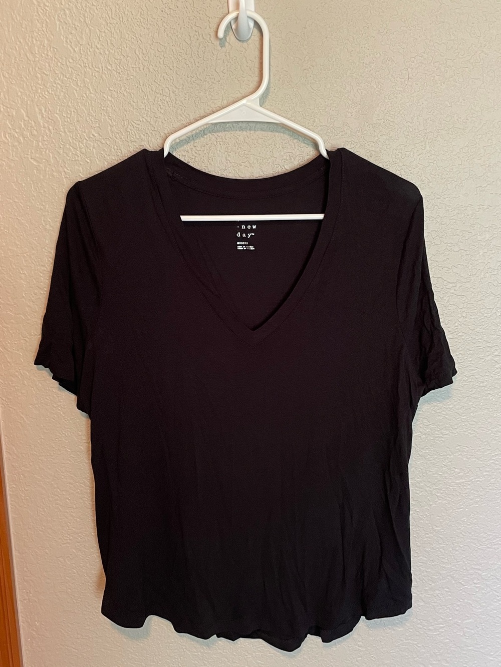Black v-neck